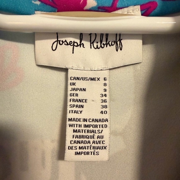 Joseph Ribkoff Multicolor Abstract Blazer - Picture 2 of 3